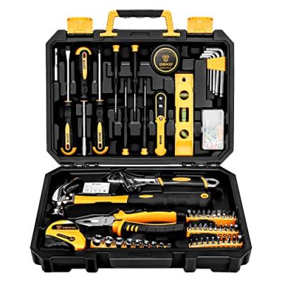 DEKO Tool Kit Set Box 100 Pieces Home Repair DIY… DEKO Tool Kit Set Box 100 Pieces Home Repair DIY…