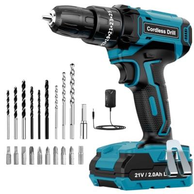 LEEIKOO Cordless Drill Driver with Hammer Set LEEIKOO Cordless Drill Driver with Hammer Set