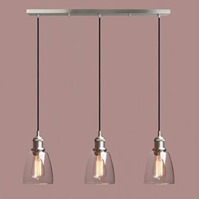 Yosoan Pendant Light Bell Glass Chandelier Yosoan Pendant Light Bell Glass Chandelier
