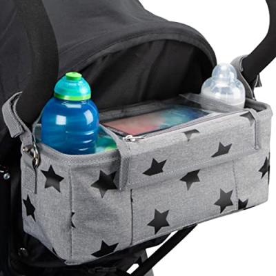 BTR Pram Organiser with Phone Holder BTR Pram Organiser with Phone Holder