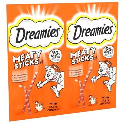 Dreamies Meaty Sticks Cat Treats Dreamies Meaty Sticks Cat Treats