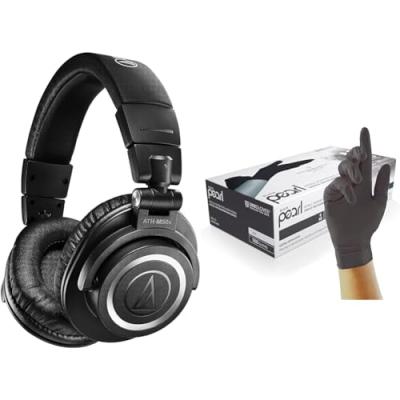 Audio-Technica Wireless Headphone & Unigloves Nitrile Examination Gloves Audio-Technica Wireless Headphone & Unigloves Nitrile Examination Gloves
