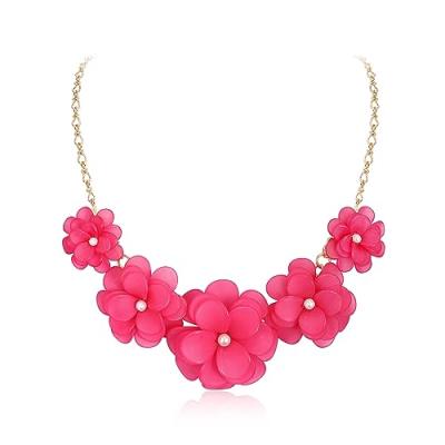 Ever Faith Flower Necklace