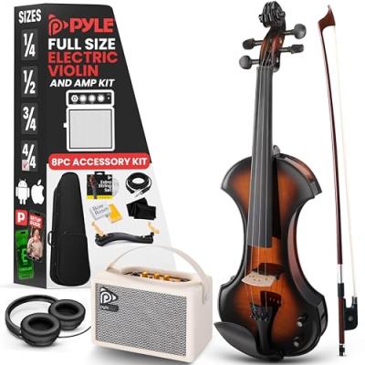Pyle Electric Violin with Amplifier Kit Pyle Electric Violin with Amplifier Kit